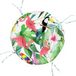 Maison Exclusive Coussin rond multicolore Ø 60 X11 cm Tissu Oxford