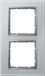 Berker B7 Glasafdekraam 2 voudig aluminium