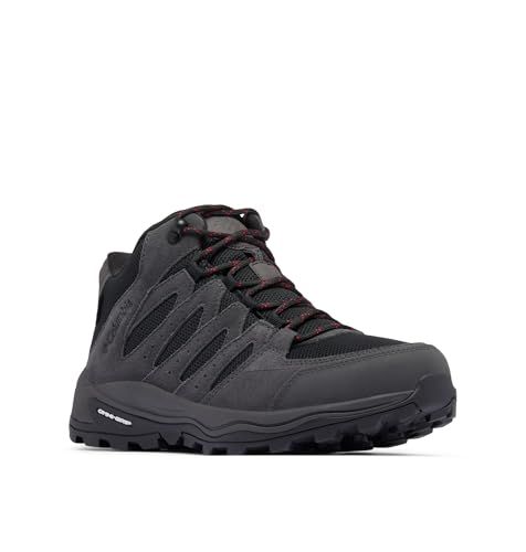 Columbia REDMOND™ IV MID WATERPROOF Heren Wandelschoenen - Black, Mountain Red