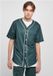 Urban Classics Maillot de baseball en maille M Vert/Blanc