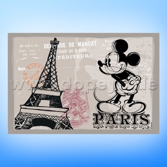 Disney Placemat Mickey in PARIJS