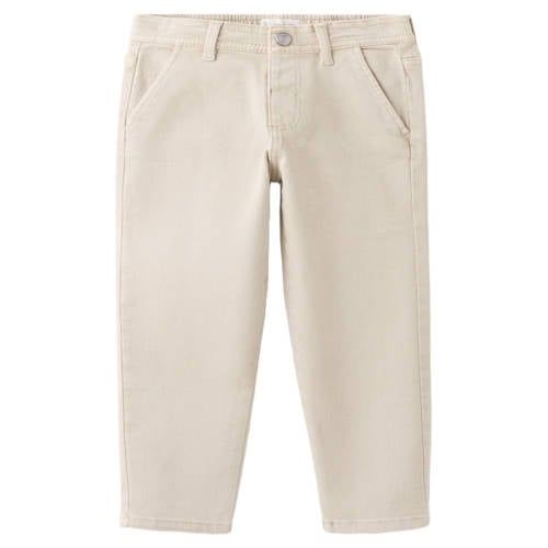 Mango Kids regular casual broek beige