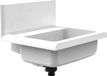 Lineo Vasque plastique blanc, capacité 12 L - Sanit
