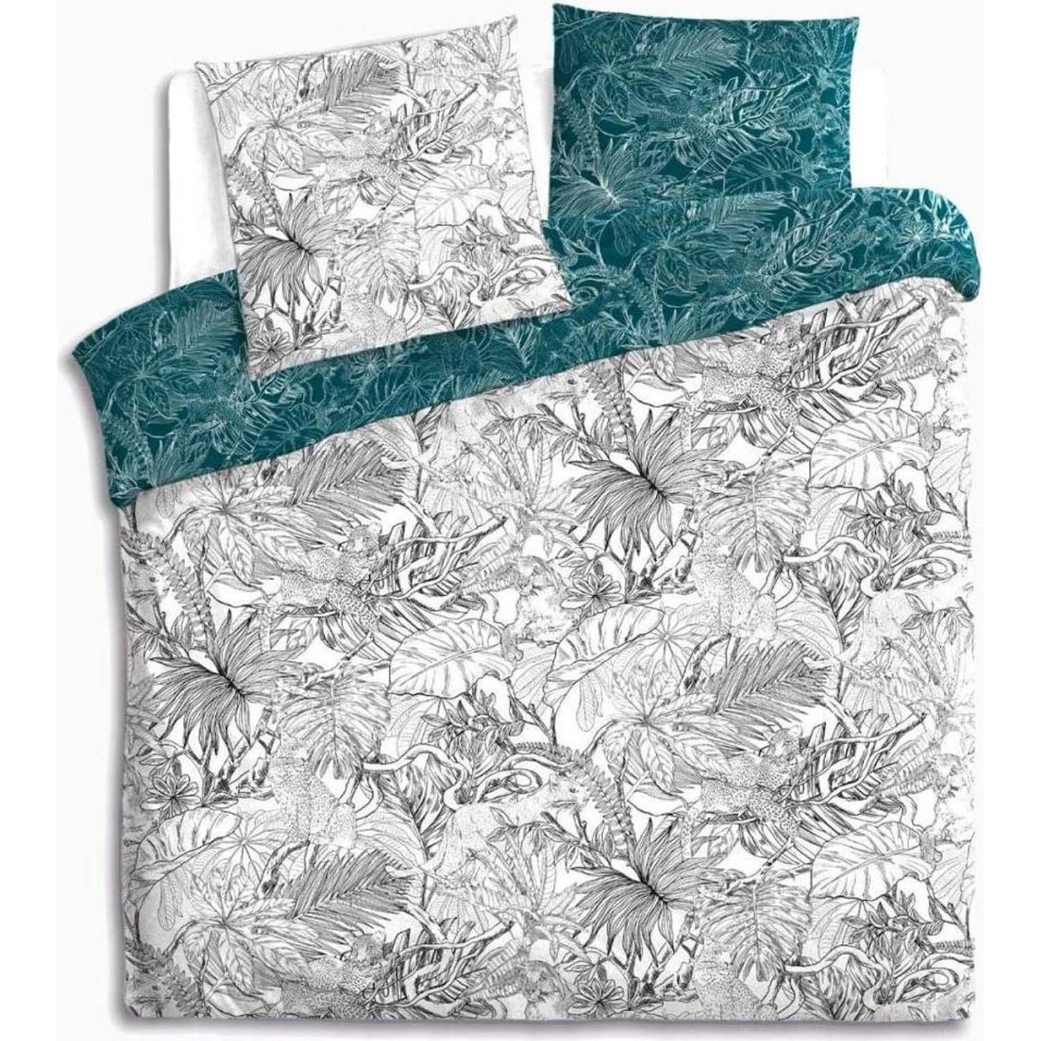 Atmosphera Créateur d'intérieur Dekbedovertrek set - 240x260cm - Groen