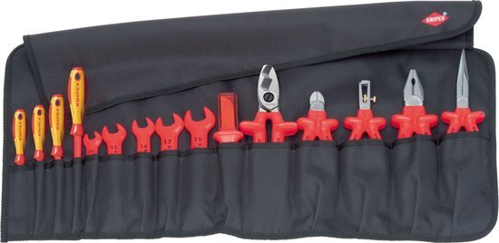 Knipex 98 99 13 Gereedschaproltas 15-delig VDE