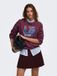 ONLY ONLLAUREN L/S O-NECK CS JRS Dames Trui - Katoen - XS - Fig