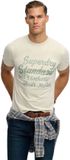 Superdry Industry Worker T-shirt Homme XL Oatmeal Beige