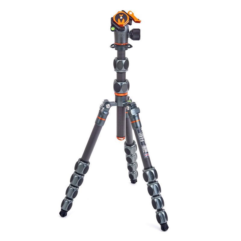 3 Legged Thing Leo 2.0 Carbon Fiber Tripod with AirHed Pro LV - Black