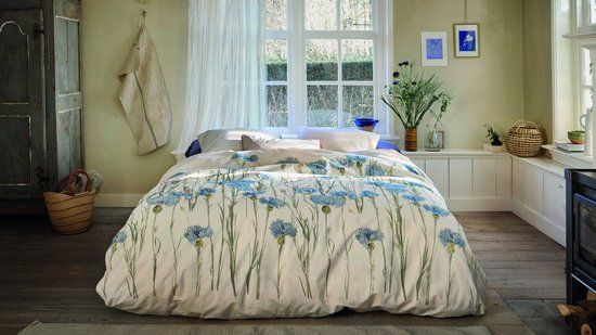Ariadne at Home Cornflower dekbedovertrek - Lits-Jumeaux - 240 x 200/220 cm - Zand