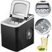 VEVOR Machine à glaçons portable de comptoir, glaçons en balle, 12 kg (26 lb) par 24 heures, 2 tailles de glaçons, écran LCD avec pelle à glaçons