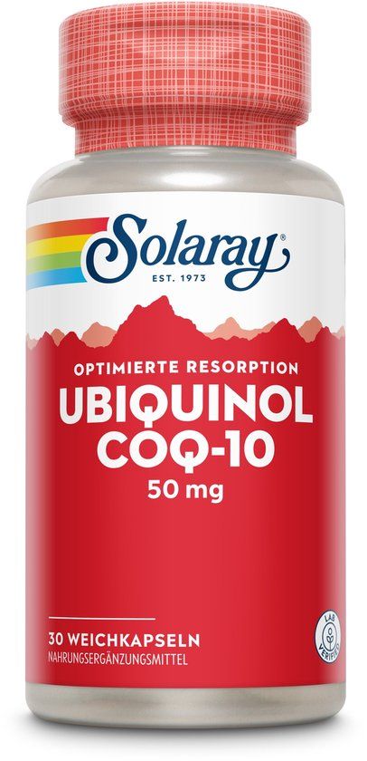 Solaray Ubiquinol CoQ10 50 mg - 30 capsules