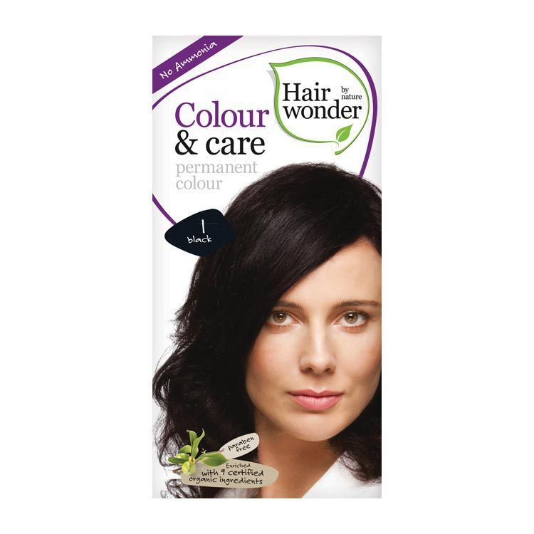 Hairwonder Colour & Care 1 Zwart 100ml