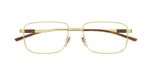 Gucci GG1678O Lunettes de vue homme doré rectangulaire 55mm