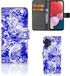 B2Ctelecom Telefoonhoesje met Naam Samsung Galaxy A13 (4G) Angel Skull Blauw
