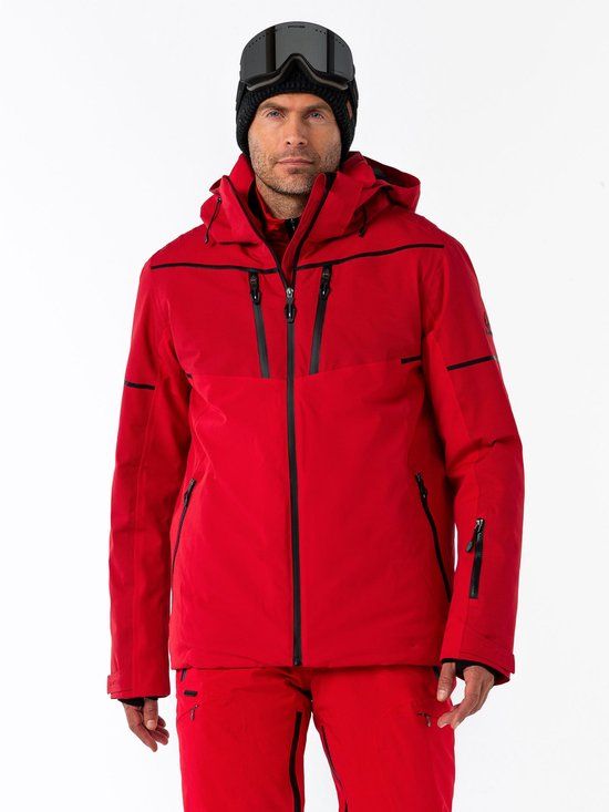 FALCON Beryl Ski Jas Heren Rood XL