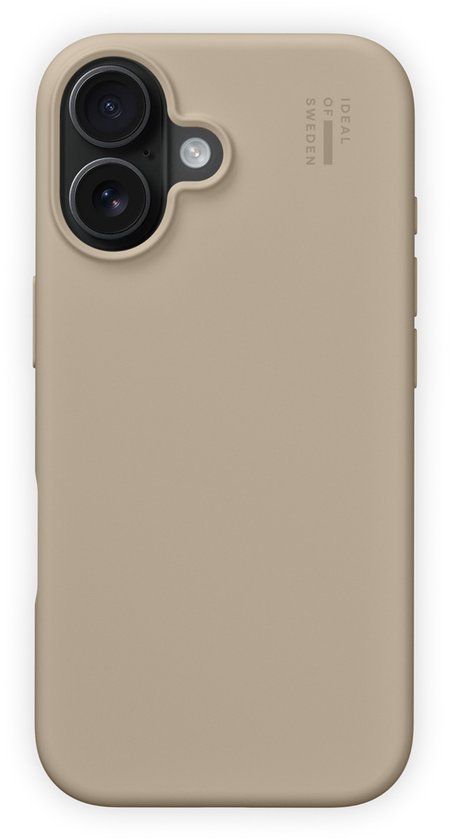 iDeal of Sweden Silicone Case met MagSafe voor de Apple iPhone 17 - Beige