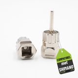 MSZweirad tandwielafnemer & cassette sluitring-gereedschap - cassette-/FW-verwijderaar, geschikt voor schijfrotor en HG Shimano Hyperglide - MTB Race LockPlug Braketas