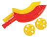 Scoop Scoop Jeu de balles - Jeu d'adresse - 2 raquettes et 2 balles - Avec poche filet