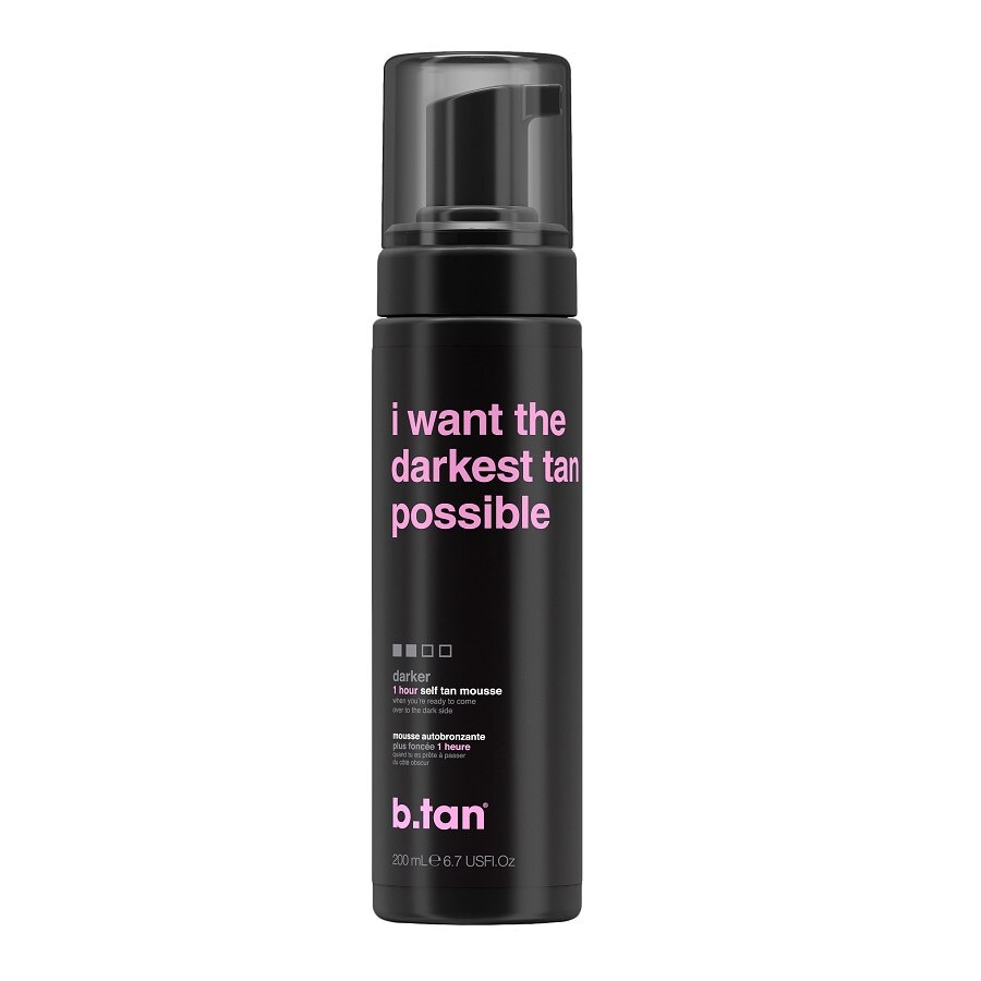 B.Tan i want the darkest tan possible... self tan mousse