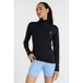 New Balance Sport 1/4 Zip Dames Trui - BLACK