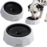 Peluvio Surfa Anti-Splash Drinkbak voor Honden – 1L – Zwevende Schijf & Randbescherming – Filter voor Haren & Deeltjes – Stevig ABS – Morsbestendig & Reisklaar