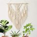 Merkloos / Sans marque BeiJingLiangPinJiaZuoKeJiWenHuaFaZhanYouXianGongSi Hangend macramé wandtapijt - Boho muurkunst - Handgemaakt wanddecoratie - 45 x 70 cm - Geweven wanddecoratie - Geschikt voor thuis - Macr...