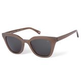BOTANIQ Cat Eye acetaat bril in bruin voor dames, optioneel met gezichtssterkte (model BIS-7005-152)