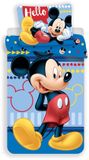 Disney Mickey Mouse dekbedovertrek Hello - 140 x 200 cm - 70 x 90 cm
