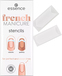 Essence French Manicure Stencils - 60 Pieces - White