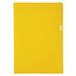 Exacompta 10 L-mappen A4 PVC glad 13/100 mm geel