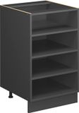 Vicco Keukenrek Fame-Line, Antraciet, 50 cm zonder werkblad