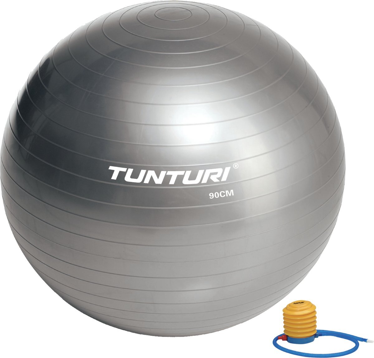 Tunturi Gymball 90cm - Zilver