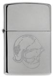 Zippo Sturmfeuerzeug - Pompier Helmet, High Polish Chrome, Color Image