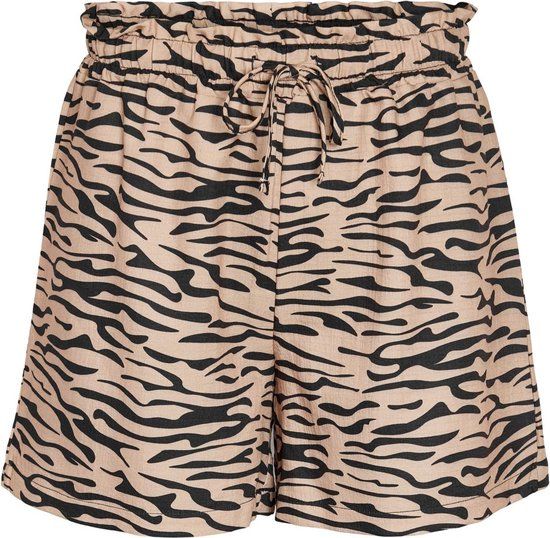 NOISY MAY NMRIPPLE HW SHORTS WVN NOOS Women's Shorts - Size XS - Nomad;Black