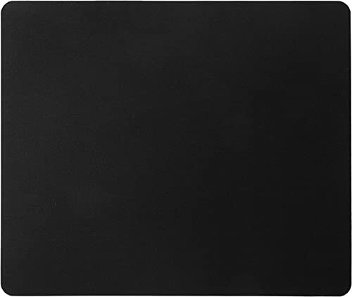 JSY Amazon merk muismat 24 x 20 cm, zwart, gaming muismat met antislip rubberen basis, waterdicht, slijtvast, voor pc, kantoor, werk, games