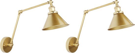 NARVA - Wandlamp - Goud - Metaal