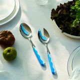 Addison Ross Saladebestek Wave Periwinkle & Pale Denim