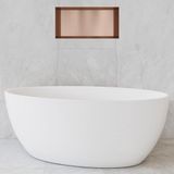 Hotbath &More Inbouwnis - 30 x 60 x 10 cm - Geborsteld Koper PVD