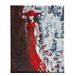 Homemania Damesportretafbeelding voor woonkamer, slaapkamer, meerkleurig, 45 x 3 x 70 cm HM20KNV45x70-9, polyester, hout
