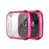 By Qubix - Fitbit Versa Lite Soft TPU Case (Full Protection) - Fuschia