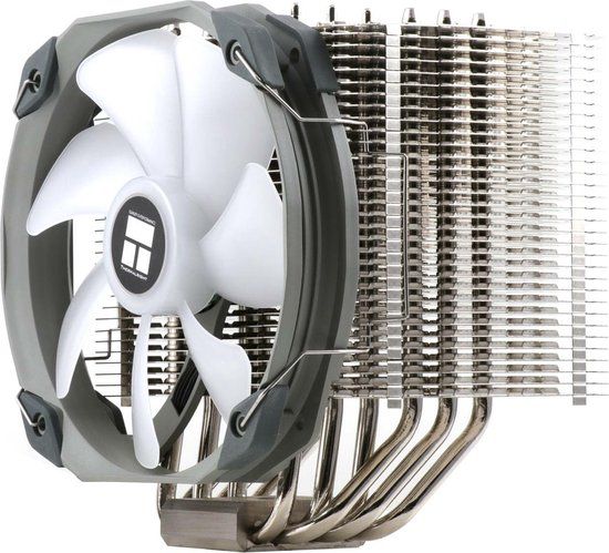 Thermalright HR-02 Plus Processor Koelplaat/radiatoren 14 cm Zilver, Wit 1 stuk(s)