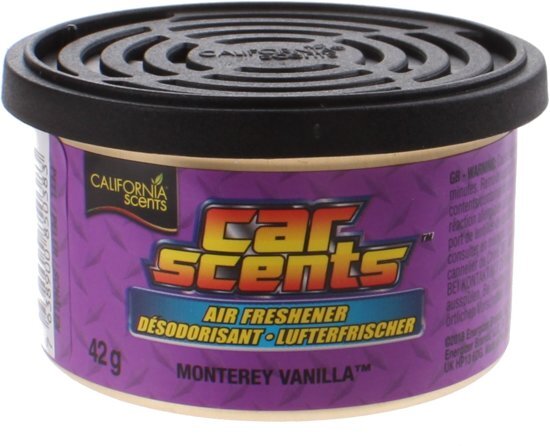 California Scents Luchtverfrisser Blik Vanilla 42 Gram