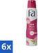 FA Pink Passion Deodorant Spray Roze 6 x 150 ml