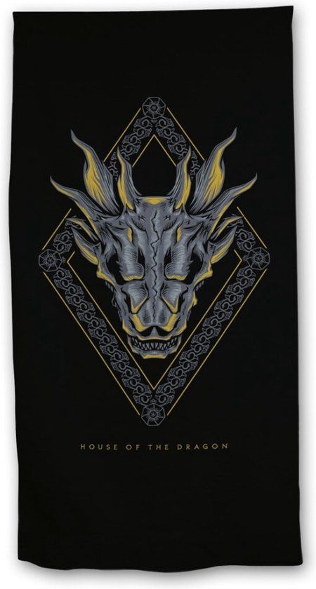 4KidsOnly House of Dragon strandlaken 70 x 140 cm