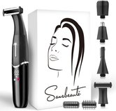 Sansbeauté  4-in-1 Ladyshaver Zwart