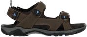 CMP Sandalen Almaak Heren Wandelsandalen Leer Textiel Rubber Klittenband Bruin Maat 40