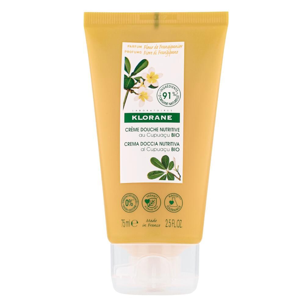 Klorane Klorane Fleur de Frangipanier Nourishing Shower Cream with Organic Cupuaçu Butter 75 ml