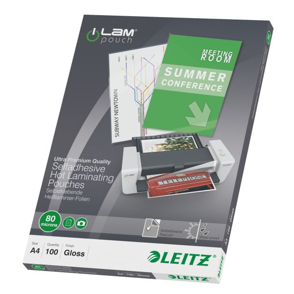 Leitz 33872 Laminatorzakken - Transparant - 216 x 303 mm - 100 stuks