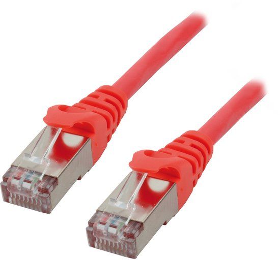 MCL MCL FTP6-1M/R netwerkkabel Cat6 F/UTP (FTP) Rood