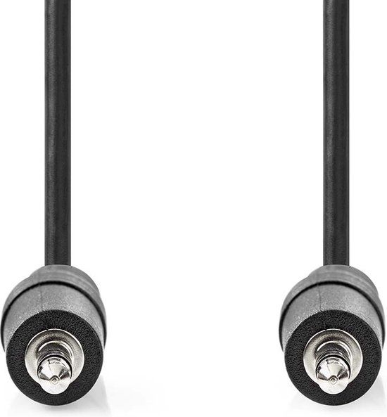 Nedis Stereo Audio Kabel - 3.5mm Male - 3.5mm Male - 1m - Zwart